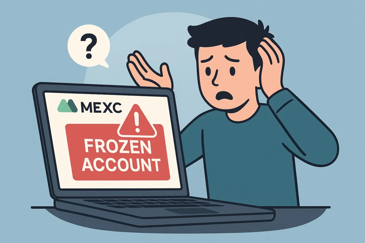 MEXC frozen account issue